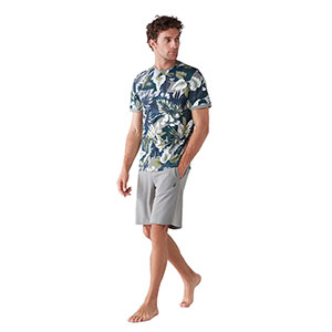 Pyjama Men's Short Sleeve Short Pants Nautica