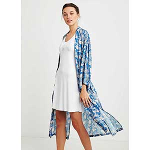 Women's set nightgown & robe Nautica