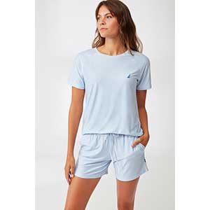 Pyjama Women's Short Sleeve Short Pants Nautica