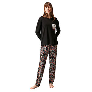 Women's Pyzama With Long Sleeves & Long Pants Nautica