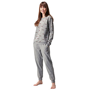 Women's Pyzama With Long Sleeves & Long Pants Nautica