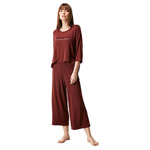 Women's Pyzama With Long Sleeves & Long Pants Nautica