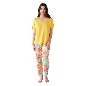 Pyjama Women's Short Sleeve Long Pants Nautica