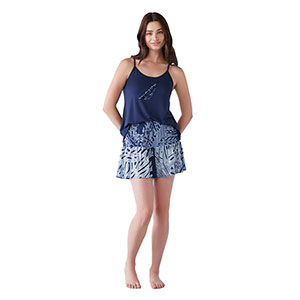 Pyjama Women's Short Sleeve Short Pants Nautica