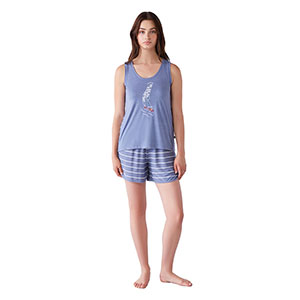 Pyjama Women's Short Sleeve Short Pants Nautica