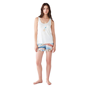 Pyjama Women's Short Sleeve Short Pants Nautica